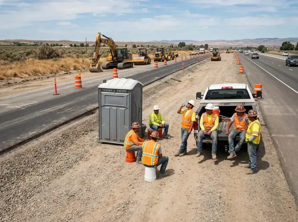 highway-road-construction-crew-007 — frequently asked questions, Porta Potty and Restroom Rentals in Oliver, PA